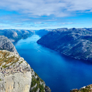 Mount Fløyen cable car
