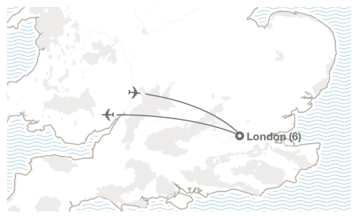 Image displaying map describing the itinerary of the Criminal Justice in London tour
