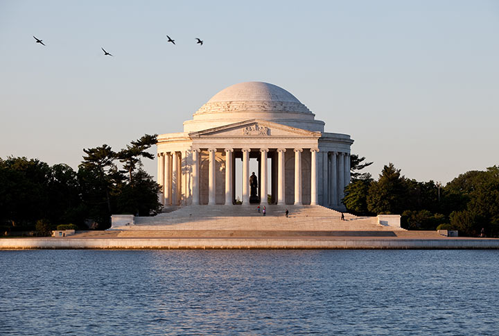 Image displaying map describing the itinerary of the Washington, D.C.: The Capital Tour tour