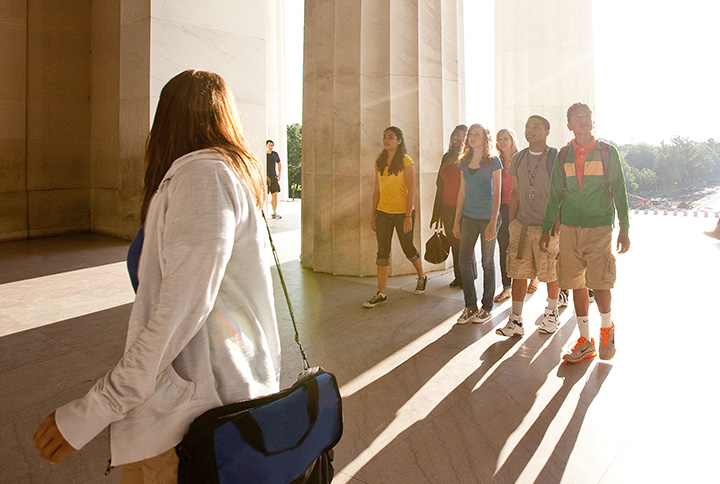 Image displaying map describing the itinerary of the Washington, D.C.: The Capital Tour tour