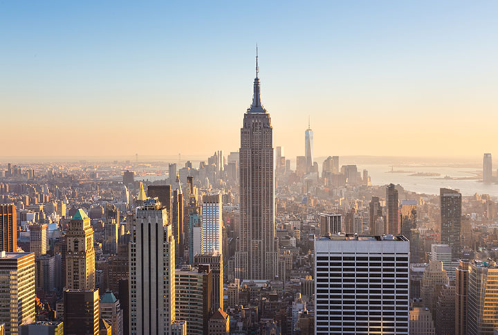 Image displaying map describing the itinerary of the A New York Minute tour