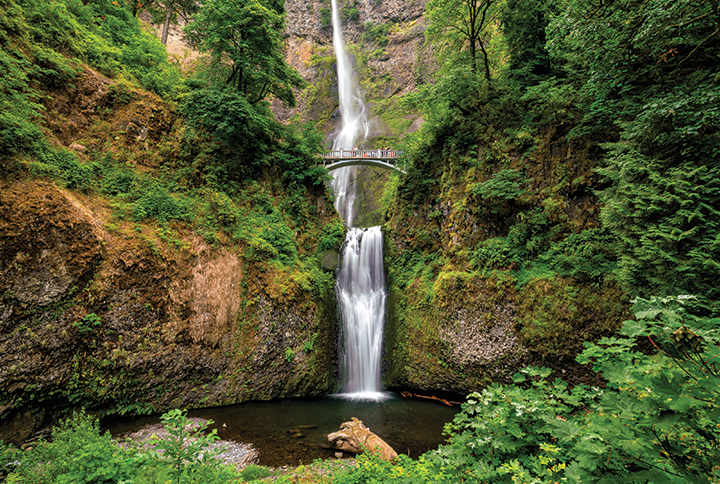 Image displaying map describing the itinerary of the Pacific Northwest tour
