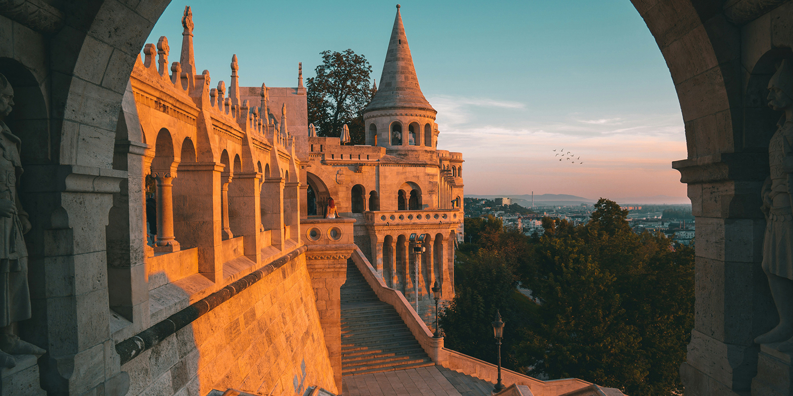 Image displaying map describing the itinerary of the Central European Explorer  tour