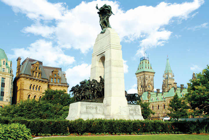 Image displaying map describing the itinerary of the Canadian Heritage tour