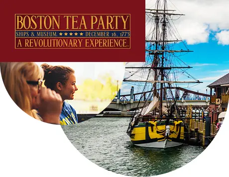 tea party museum and ship in Boston