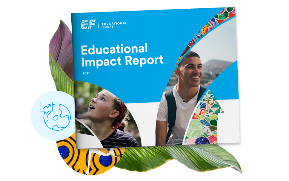 Educational impact report brochure cover