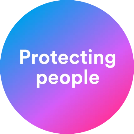 Protecting people